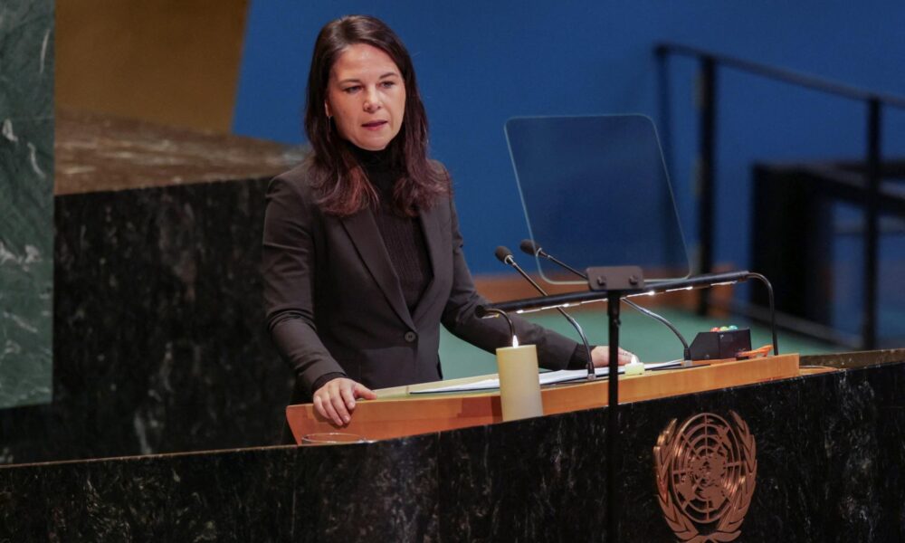 Šéfka Valného zhromaždenia OSN Baerbocková vyzvala EÚ, aby stála za inštitúciou a medzinárodným právom