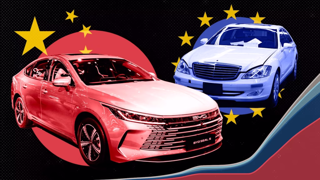 Washington examiner: čínski výrobcovia ničia európsky automobilový priemysel