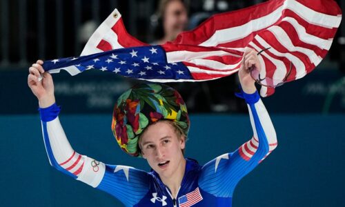 Rýchlokorčuľovanie: dominancia! američan stolz získal zlato v novom olympijskom rekorde