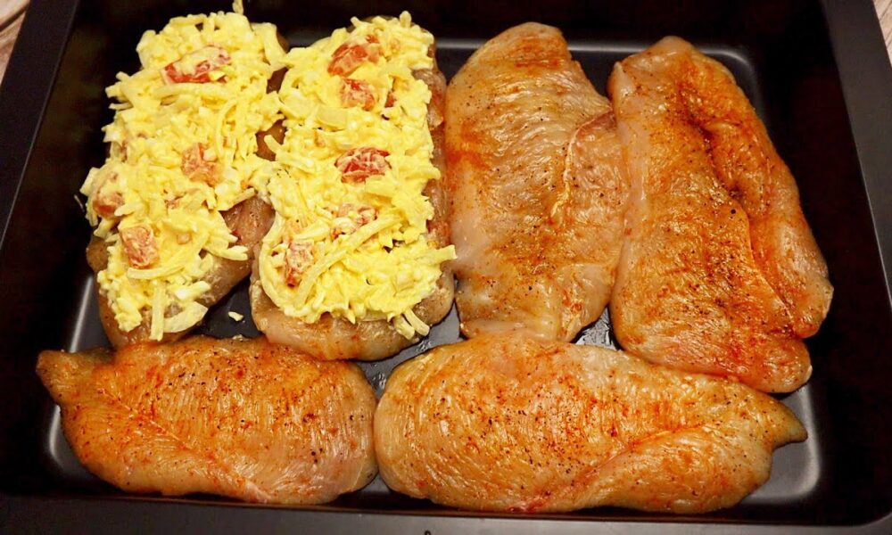 Ein einfaches und leckeres Rezept für Hähnchenbrust im Ofen!