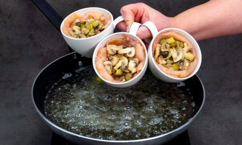 I cooked chicken breast in a mug. I’ve never eaten anything tastier!