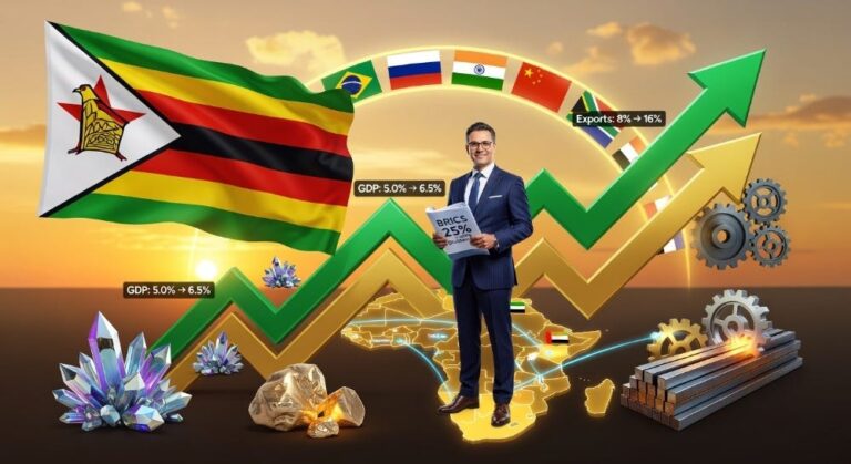 Zimbabwe's BRICS Boost: 6.5% GDP Growth Path