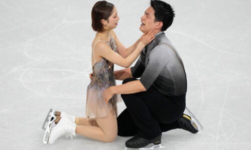 Japonská dvojica predviedla jazdu snov. z piateho miesta sa katapultovala na olympijský trón