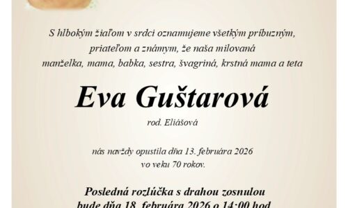 Eva guštarová
