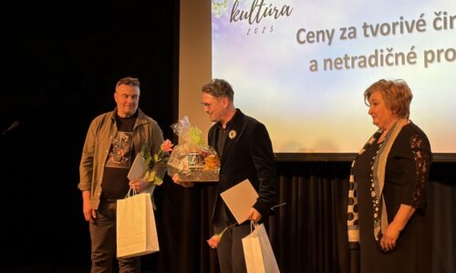 Cenu za tvorivý čin roka v oblasti hudby si odniesol Handlovčan