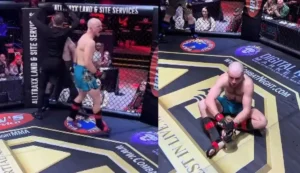 Ako to, že si to nevšimol? bojovník síce vyhral zápas, no následne zistil, že má nepríjemnú zlomeninu ruky