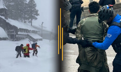 9 skiers missing after Tahoe avalanche; Armed man arrested at Capitol