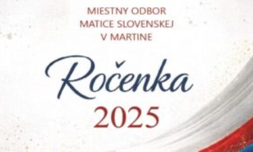 Ročenka miestneho odboru matice slovenskej v martine 2025