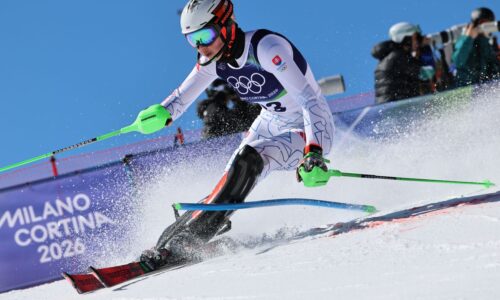 Petra vlhová si v 2. kole slalomu polepšila. pozrite si ešte raz jej jazdu