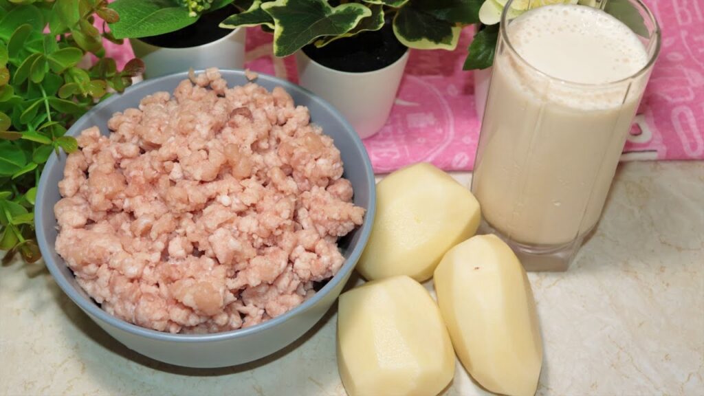 Фарш, картошка и кефир - смотрите что получилось. #69