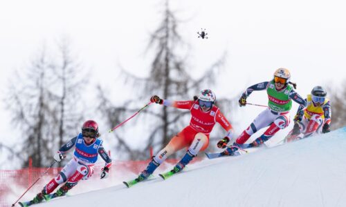 Slovenka nikola fričová dnes zabojuje v skikrose. lyžiarky čaká nabitý program