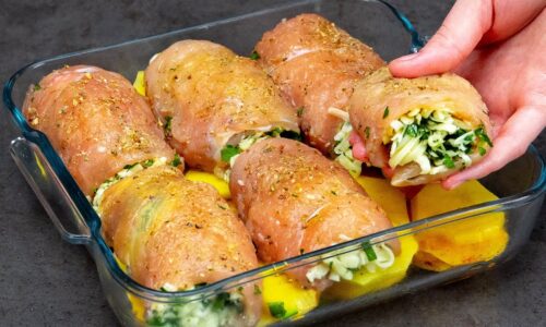 Everyone is looking for this chicken roll recipe! Simple and delicious