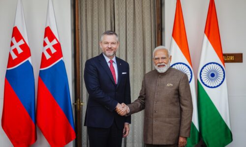 Pellegrini bol u indického premiéra, išlo o historicky prvé prijatie