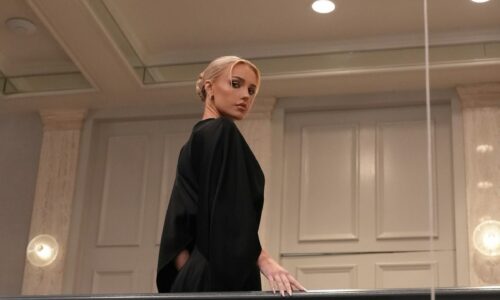 Morgan Riddle Gets Ready for the Michael Kors Fall/Winter 2026 Show