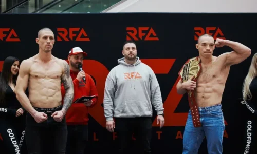 Výsledky rfa 27 praha: sebastián fapšo vs pavel šach, matúš juráček vs ivan vladimir