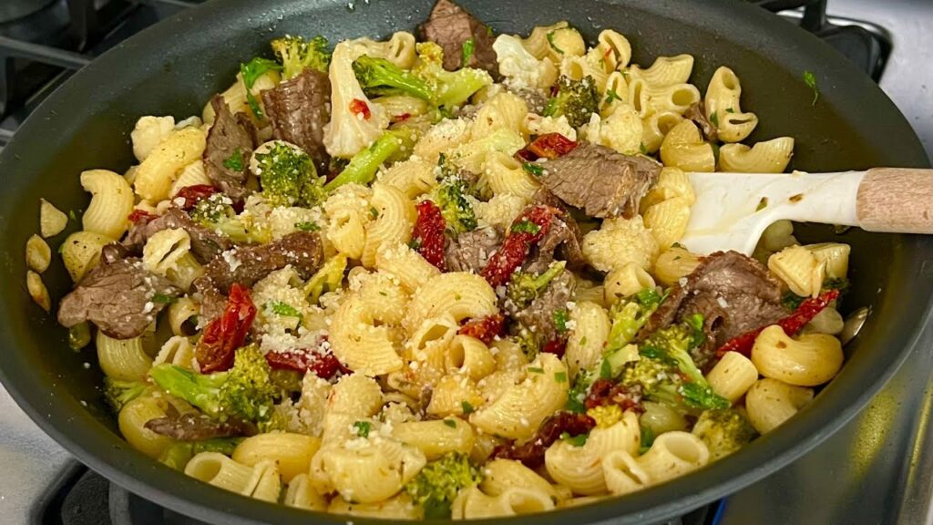 Lecker und einfach. das ist ein tolles italienisches abendessen.