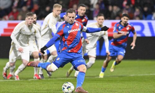 Šláger medzi Plzňou a Spartou víťaza nenašiel, domácim nepomohla ani penalta