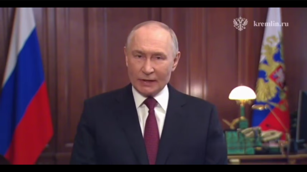 Vladimir putin: rusko bojuje za svoju budúcnosť, nezávislosť, pravdu a spravodlivosť