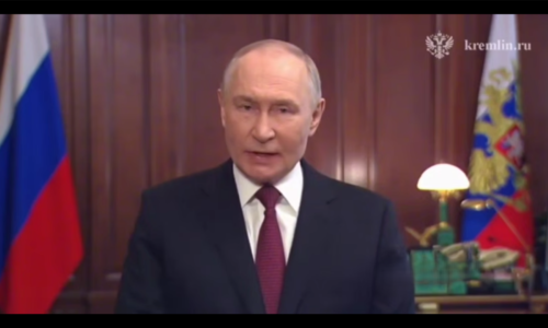 Vladimir Putin: Rusko bojuje za svoju budúcnosť, nezávislosť, pravdu a spravodlivosť