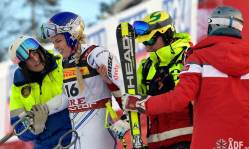 Mohla jsem přijít o nohu, přiznala Vonnová. Po pádu na olympiádě ji zachránila série operací