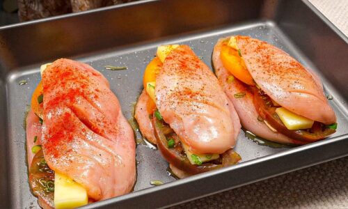 Einfaches und leckeres Hähnchenbrustrezept! Einfaches Rezept für jeden Tag!