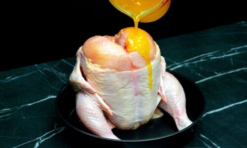 I learned the recipe in a restaurant! I’ve never eaten more delicious chicken!