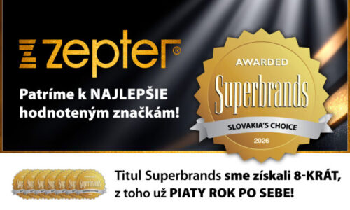 Zepter ôsmykrát medzi najlepšími: Zisk pečate Superbrands potvrdzuje kvalitu