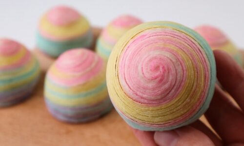 No kneading❗ Everyone was surprised after trying it❗ Beautiful Rainbow Pastry Cake