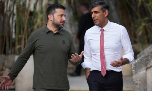 Polepetko Sunak ide zachrániť Ukrajinu!