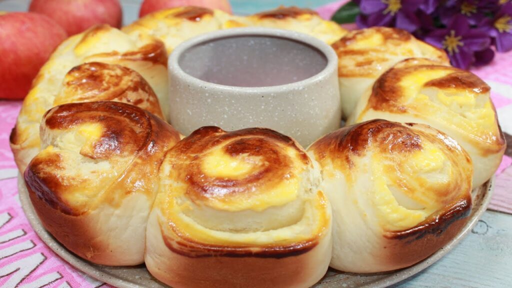 Волшебные булочки с изумительно вкусной начинкой. дети просто обожают.