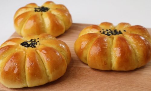 南瓜面包 | 怎么做奶香南瓜馅儿面包 | Pumpkin Bread