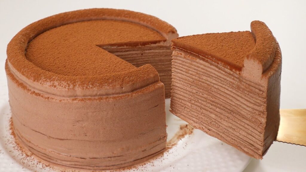 Melt in your mouth! best ever chocolate crepe cake! super tasty like ice cream