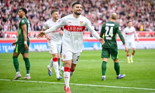 Wolfsburg dostal výprask v stuttgarte. denis vavro si to odsedel na lavičke náhradníkov