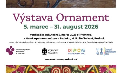 Ornament nie je iba dekor. Je pamäťou krajiny, prvkom identity, jazykom kultúry a zrkadlom dejín