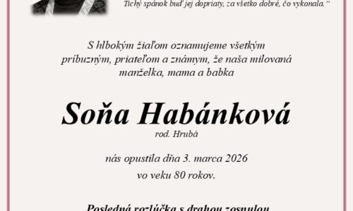Soňa habánková