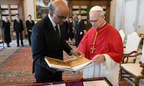 Pápež prijal prezidenta Singapuru