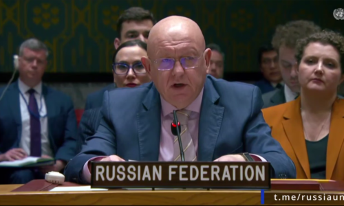 V. A. Nebenzja sa vyjadril k rezolúcie BR OSN o útokoch Iránu na územie arabských štátov Perzského zálivu