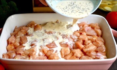 Ich brate nicht mehr, ich backe nur noch. Leckeres Abendessen Rezept für die ganze Familie.