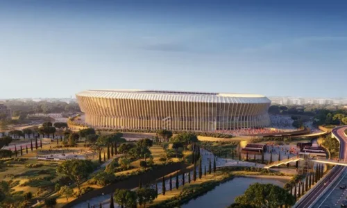 FOTO Čeferin označil stav talianskych štadiónov za hanebný. Taliani v Ríme postavia nový futbalový chrám