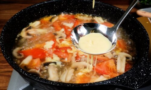 I have never eaten such delicious breakfast soup! My family loves it!