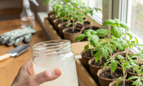 Moje priesady boli tenké ako niť a takmer som ich vyhodil, no po dvoch dňoch s týmto kuchynským trikom sú na nepoznanie silné a sýtozelené!