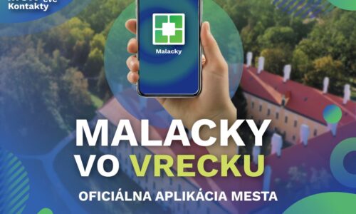 Malacky vo vrecku: mesto spúšťa inovatívnu mobilnú aplikáciu s umelou inteligenciou a GIS mapami