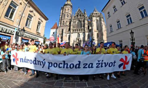 Národný pochod za život sa uskutoční v Bratislave, záštitu nad podujatím prevzali katolícki biskupi
