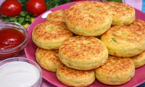 Cheese Pancakes That Are Crispy Outside Fluffy Inside