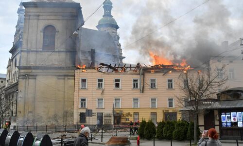 Po ukrajinských útokoch hlási Rusko požiar v prístave a výpadky elektriny