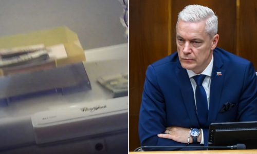 Objavilo sa video s poslancom Ferenčákom. Záznam z garáže zachytáva počítanie desaťtisícov eur