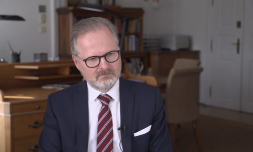 Kolegové mi nic nevyčítají, odmítá Fiala konflikt v ODS. Reagoval i na Minářův vzkaz z Letné