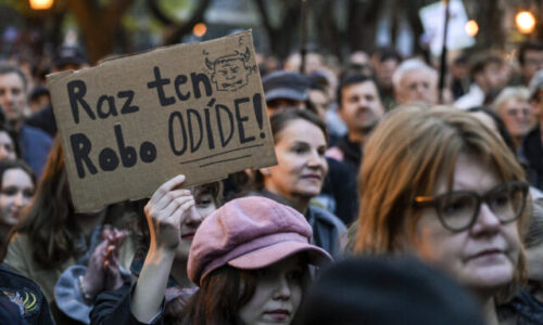 Študenti protestovali v Košiciach, žiadajú demisiu Ficovej vlády aj nové slobodné voľby – VIDEO, FOTO
