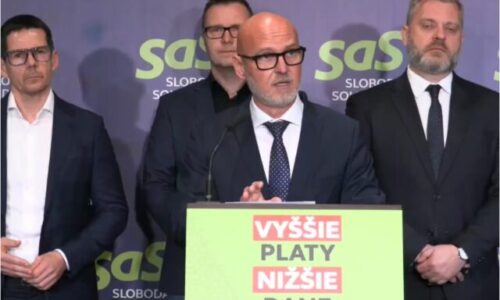 SaS chce opäť odvolávať Šutaja Eštoka, podľa Hamrana zneužíva svoju funkciu na pomstu – VIDEO