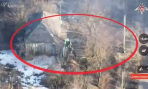 Zábery z oslobodenia Ševjakovky v Charkovskej oblasti